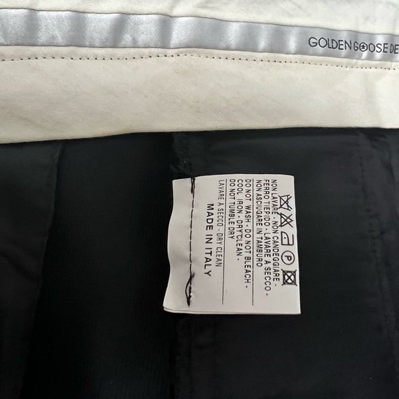 Golden Goose Silk Black Bermuda Shorts - Picture 5 of 7
